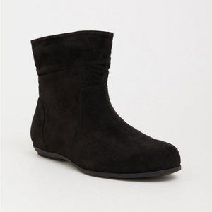 Torrid Scrunch Detail Ankle Bootie Black